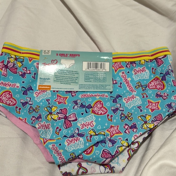 Nichelodeon JoJo Siwa 7/8 nightgown underwear slip on slippers bundle nwt - Picture 12 of 16